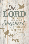 Wood Plaque - The Lord My Shepherd